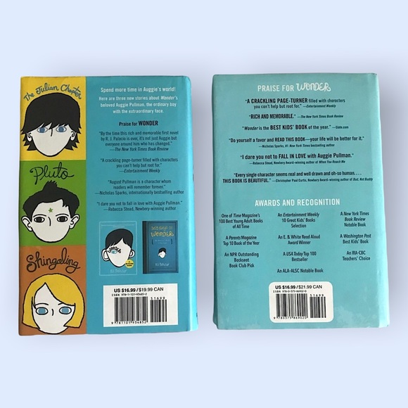 WONDER and AUGGIE & ME| 2 book bundle - Picture 2 of 2